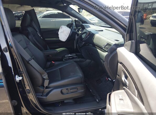 5FNYF6H74MB085597 2021 HONDA PILOT Black Widok wnętrza z przodu