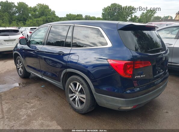 5FNYF6H75HB012003 2017 HONDA PILOT Blue უკანა მარცხენა