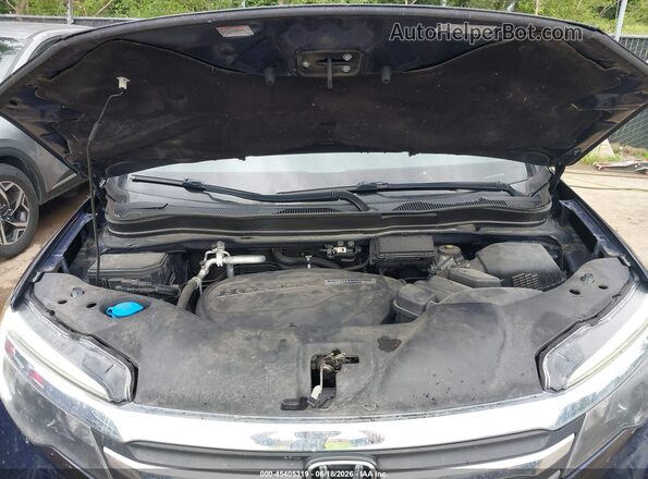 5FNYF6H75HB012003 2017 HONDA PILOT Blue უკანა ხედი