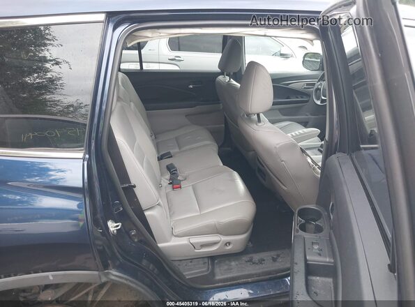 5FNYF6H75HB012003 2017 HONDA PILOT Blue VIN კოდის სტიკერის ხედი