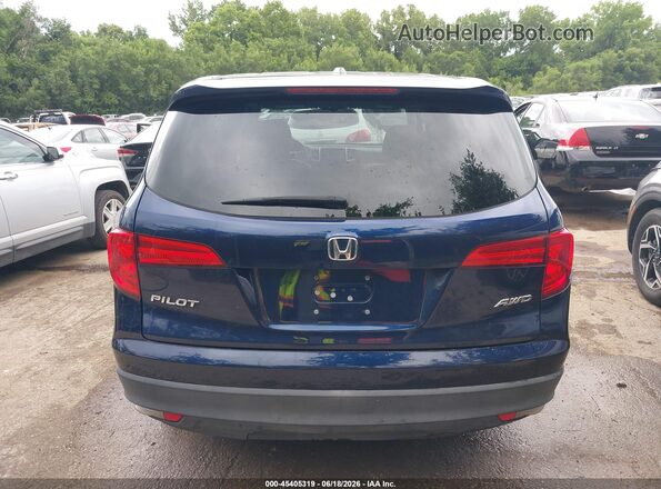 5FNYF6H75HB012003 2017 HONDA PILOT Blue 