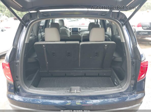 5FNYF6H75HB012003 2017 HONDA PILOT Blue 