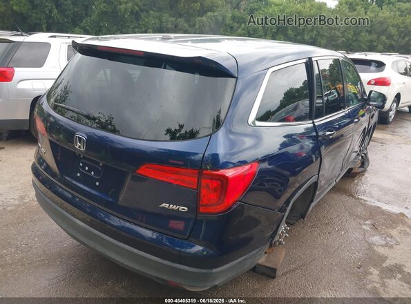 5FNYF6H75HB012003 2017 HONDA PILOT Blue უკანა მარჯვენა
