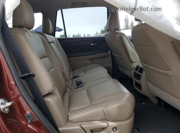 5FNYF6H76JB049955 2018 HONDA PILOT Burgundy Vista interior trasera