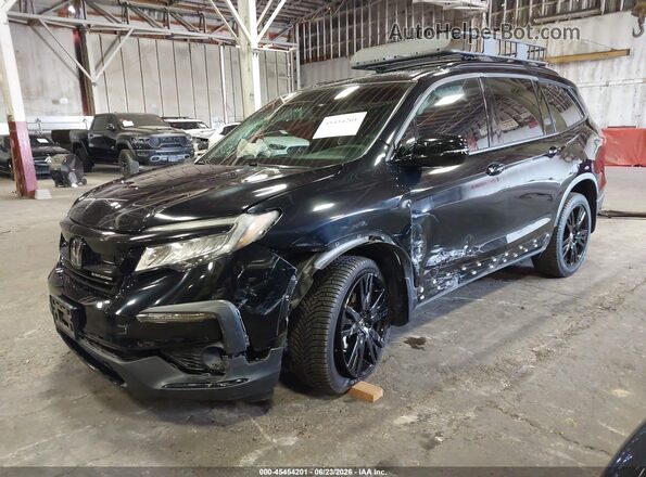 5FNYF6H76NB059780 2022 HONDA PILOT Черный Передняя левая четверть