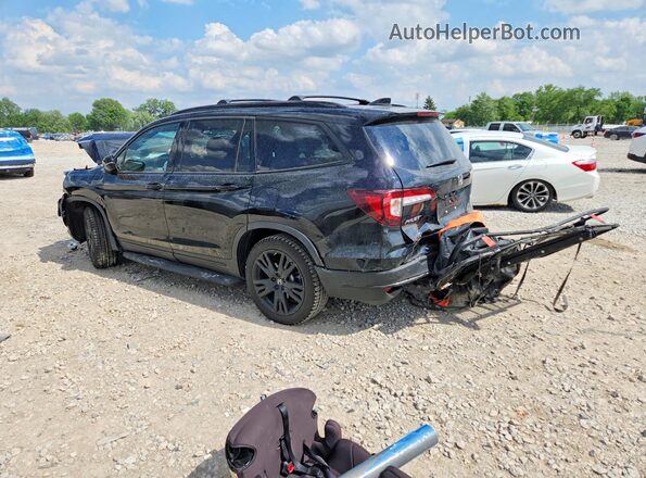 5FNYF6H77NB055110 2022 HONDA PILOT Black Задня ліва чверть