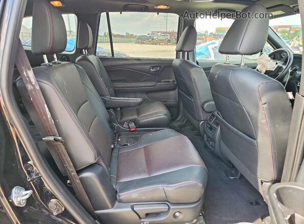 5FNYF6H77NB055110 2022 HONDA PILOT Black Вид задньої частини салону