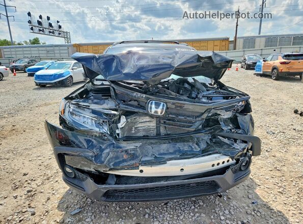 5FNYF6H77NB055110 2022 HONDA PILOT Black Вид спереду