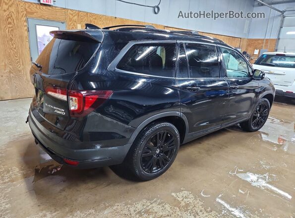 5FNYF6H78NB036176 2022 HONDA PILOT Black Задня права чверть