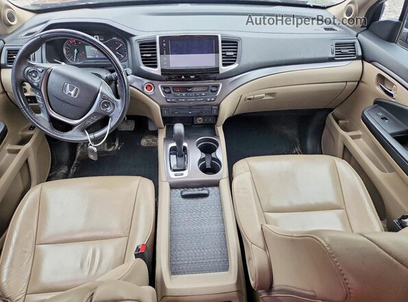 5FNYF6H80JB022534 2018 HONDA PILOT Бордовый Вид панели приборов