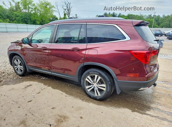 5FNYF6H80JB022534 2018 HONDA PILOT Бордовый Задняя левая четверть