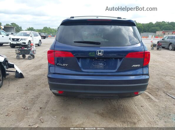 5FNYF6H82HB049664 2017 HONDA PILOT Blue 