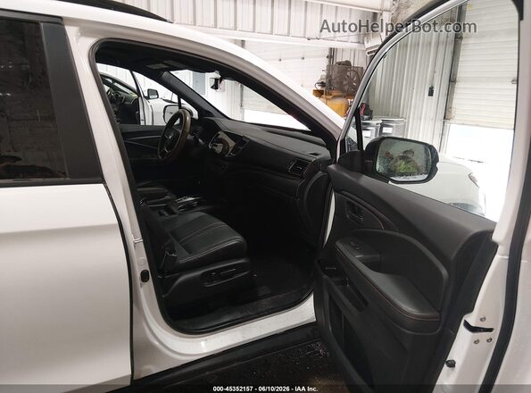 5FNYF6H82NB075273 2022 HONDA PILOT White წინა სალონის ხედი