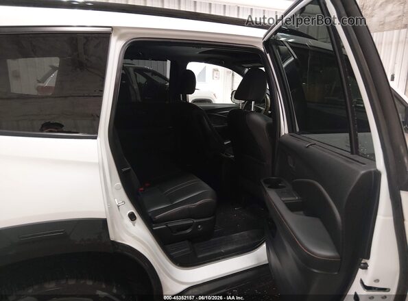 5FNYF6H82NB075273 2022 HONDA PILOT White VIN კოდის სტიკერის ხედი