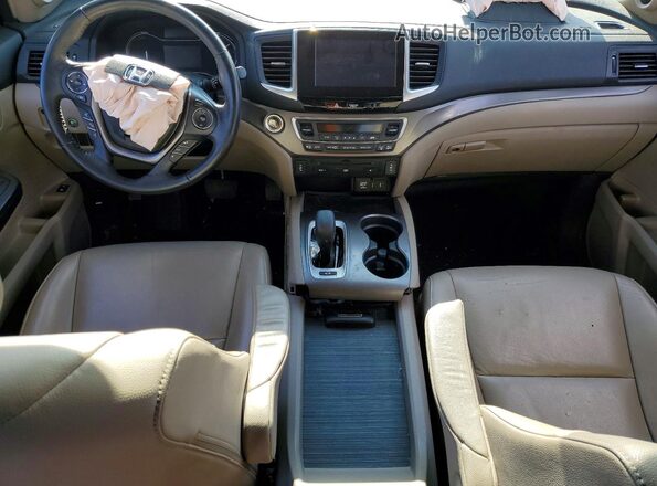5FNYF6H83HB079448 2017 HONDA PILOT White Вид панелі приладів
