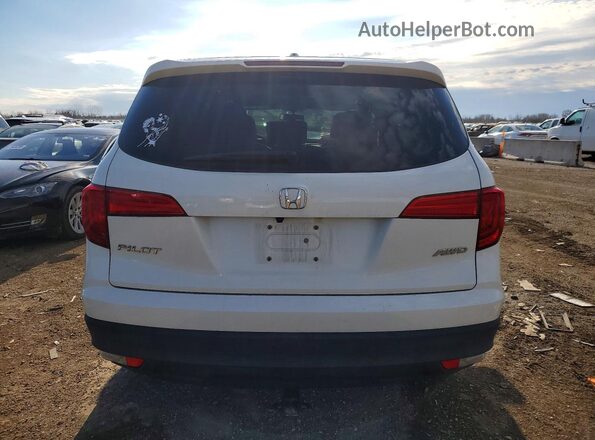 5FNYF6H83HB079448 2017 HONDA PILOT White Вид ззаду