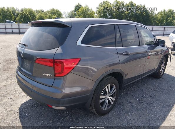 5FNYF6H85HB028551 2017 HONDA PILOT Gray Задня права чверть
