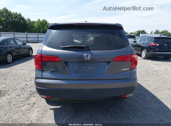 5FNYF6H85HB028551 2017 HONDA PILOT Gray 