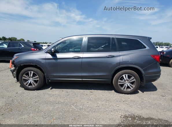 5FNYF6H85HB028551 2017 HONDA PILOT Gray 