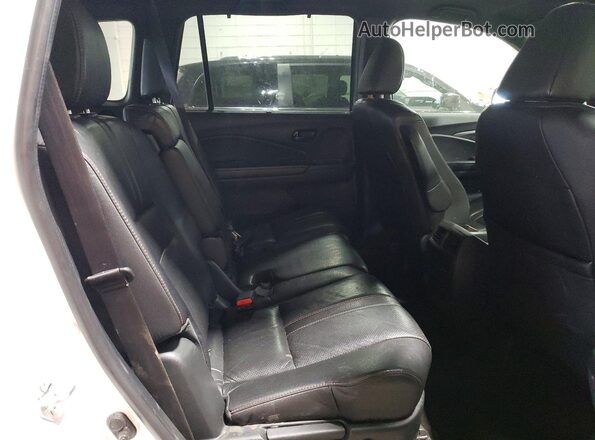 5FNYF6H85NB075266 2022 HONDA PILOT White უკანა სალონის ხედი
