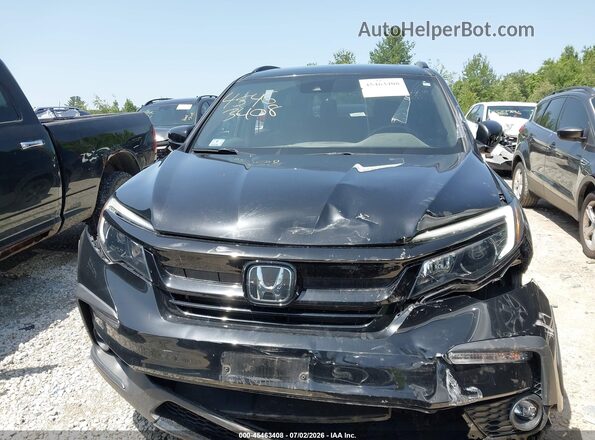 5FNYF6H86NB073168 2022 HONDA PILOT Black Vista del cuadro de instrumentos