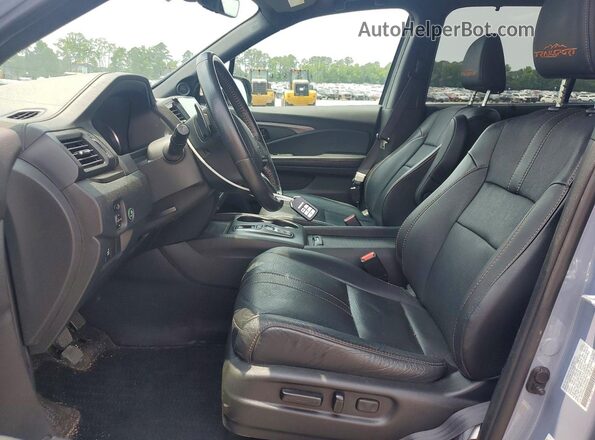 5FNYF6H86NB100840 2022 HONDA PILOT Gray Widok wnętrza z przodu