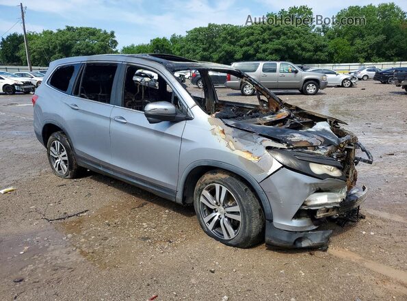 5FNYF6H88HB071202 2017 HONDA PILOT Серебряный Передняя правая четверть