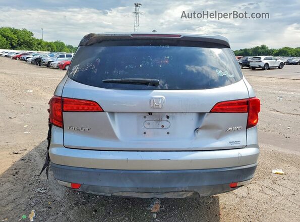 5FNYF6H88HB071202 2017 HONDA PILOT Серебряный Вид сзади