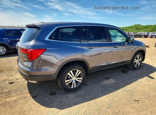 5FNYF6H88JB051621 2018 HONDA PILOT Gray Trasero derecho