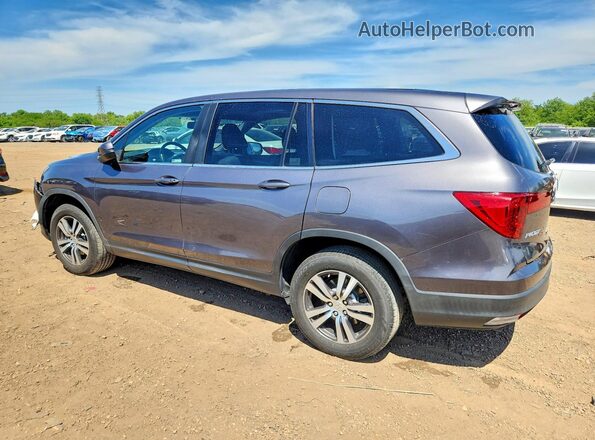 5FNYF6H88JB051621 2018 HONDA PILOT Gray Trasero izquierdo