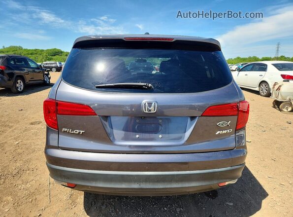5FNYF6H88JB051621 2018 HONDA PILOT Gray Vista trasera