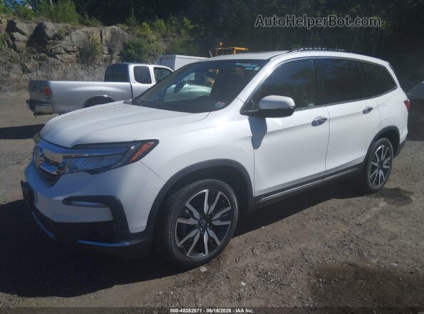 5FNYF6H90NB011113 2022 HONDA PILOT Белый Передняя левая четверть