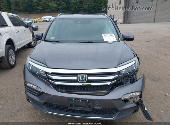 5FNYF6H91HB033111 2017 HONDA PILOT Gray Вид щитка приладів