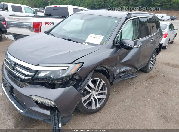 5FNYF6H91HB033111 2017 HONDA PILOT Gray Вид спереду