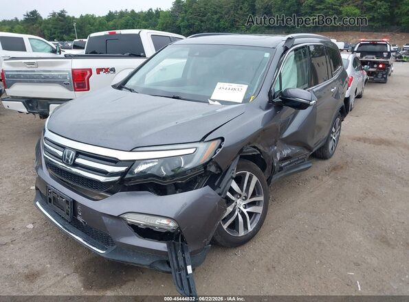 5FNYF6H91HB033111 2017 HONDA PILOT Gray Передня ліва чверть
