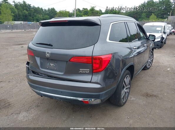 5FNYF6H91HB033111 2017 HONDA PILOT Gray Задня права чверть