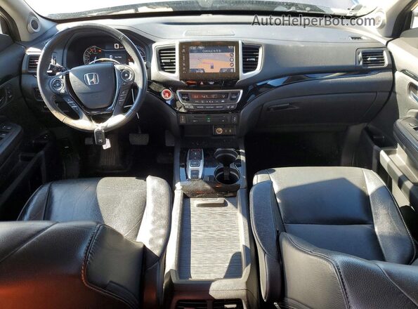 5FNYF6H91HB083653 2017 HONDA PILOT Charcoal Առջևի վահանակի տեսք