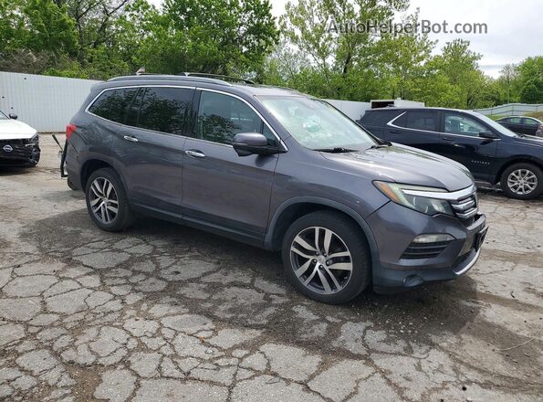 5FNYF6H91HB084656 2017 HONDA PILOT Gray Передня права чверть
