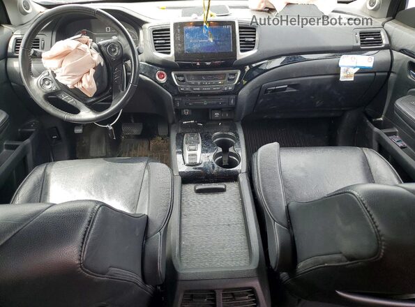 5FNYF6H91HB084656 2017 HONDA PILOT Gray Вид панелі приладів
