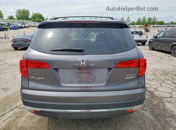 5FNYF6H91HB084656 2017 HONDA PILOT Gray Вид ззаду