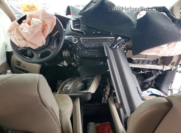 5FNYF6H91LB052508 2020 HONDA PILOT White Dashboard view