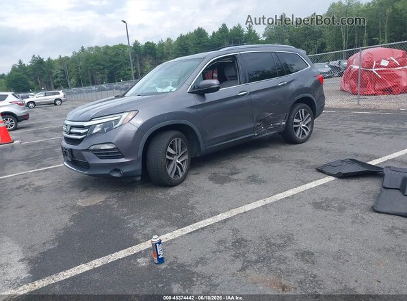 5FNYF6H92HB028547 2017 HONDA PILOT Gray Առջևի ձախ երեք քառորդ տեսարան