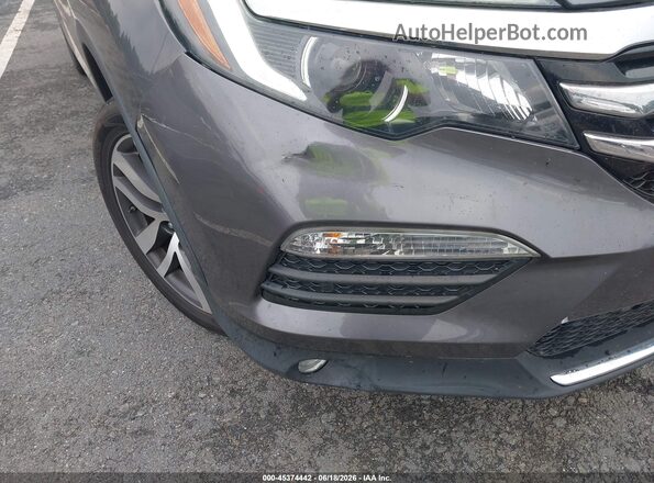 5FNYF6H92HB028547 2017 HONDA PILOT Gray Դիմացի տեսք