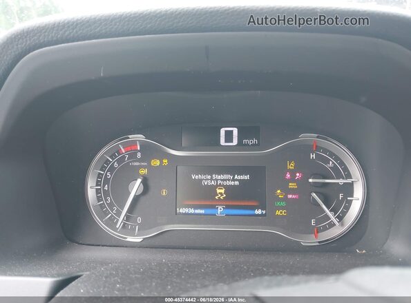 5FNYF6H92HB028547 2017 HONDA PILOT Gray Հետևի նստատեղերի տեսք