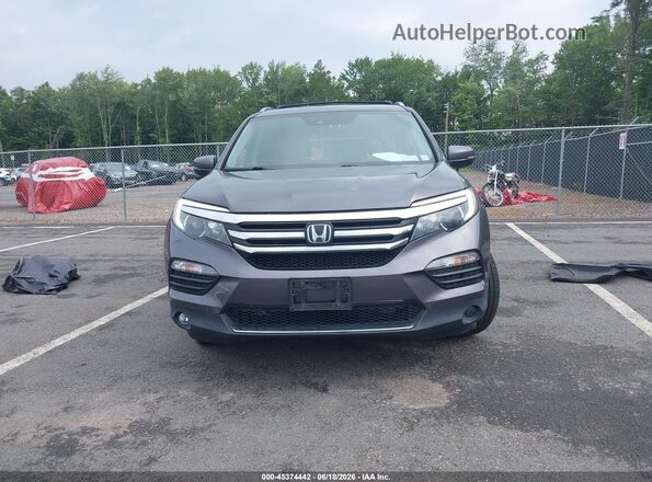 5FNYF6H92HB028547 2017 HONDA PILOT Gray Սարքավորումների վահանակի տեսք