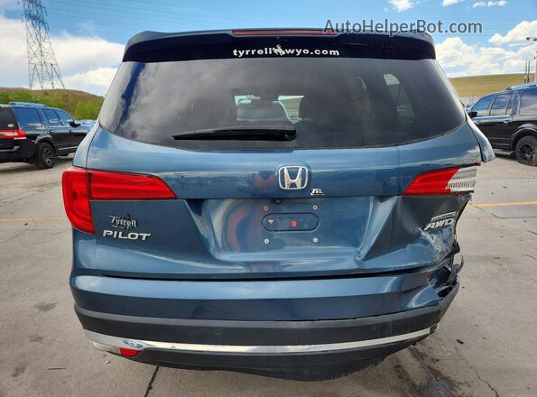 5FNYF6H92HB065887 2017 HONDA PILOT Teal Widok z tyłu