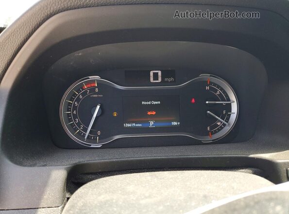 5FNYF6H92HB073617 2017 HONDA PILOT Gray ხელსაწყოთა პანელის ხედი