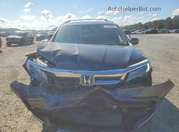 5FNYF6H92KB100483 2019 HONDA PILOT Gray Front view
