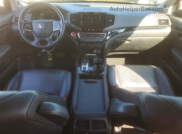 5FNYF6H92KB100483 2019 HONDA PILOT Gray Dashboard view