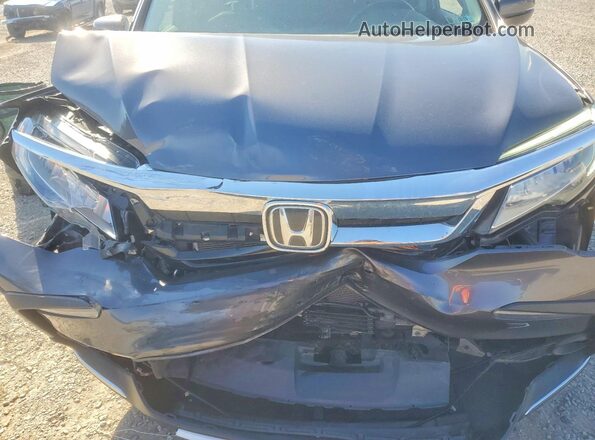 5FNYF6H92KB100483 2019 HONDA PILOT Gray Engine compartment view